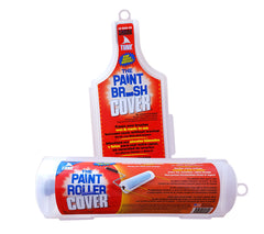 3 PRO Edition Paint Brush Covers + 1 Paint Roller Cover Bundle Pack